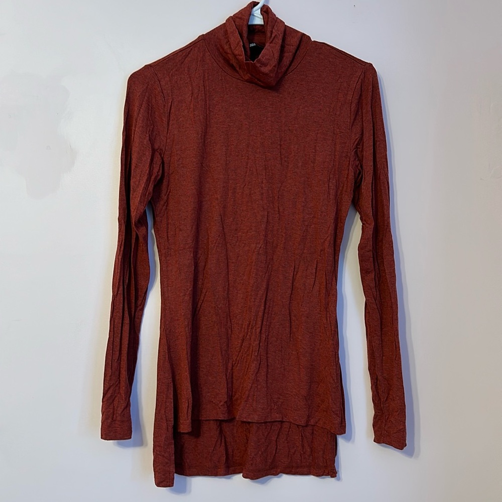 The Limited Knit Turtle/Cowl Neck. Rusty color